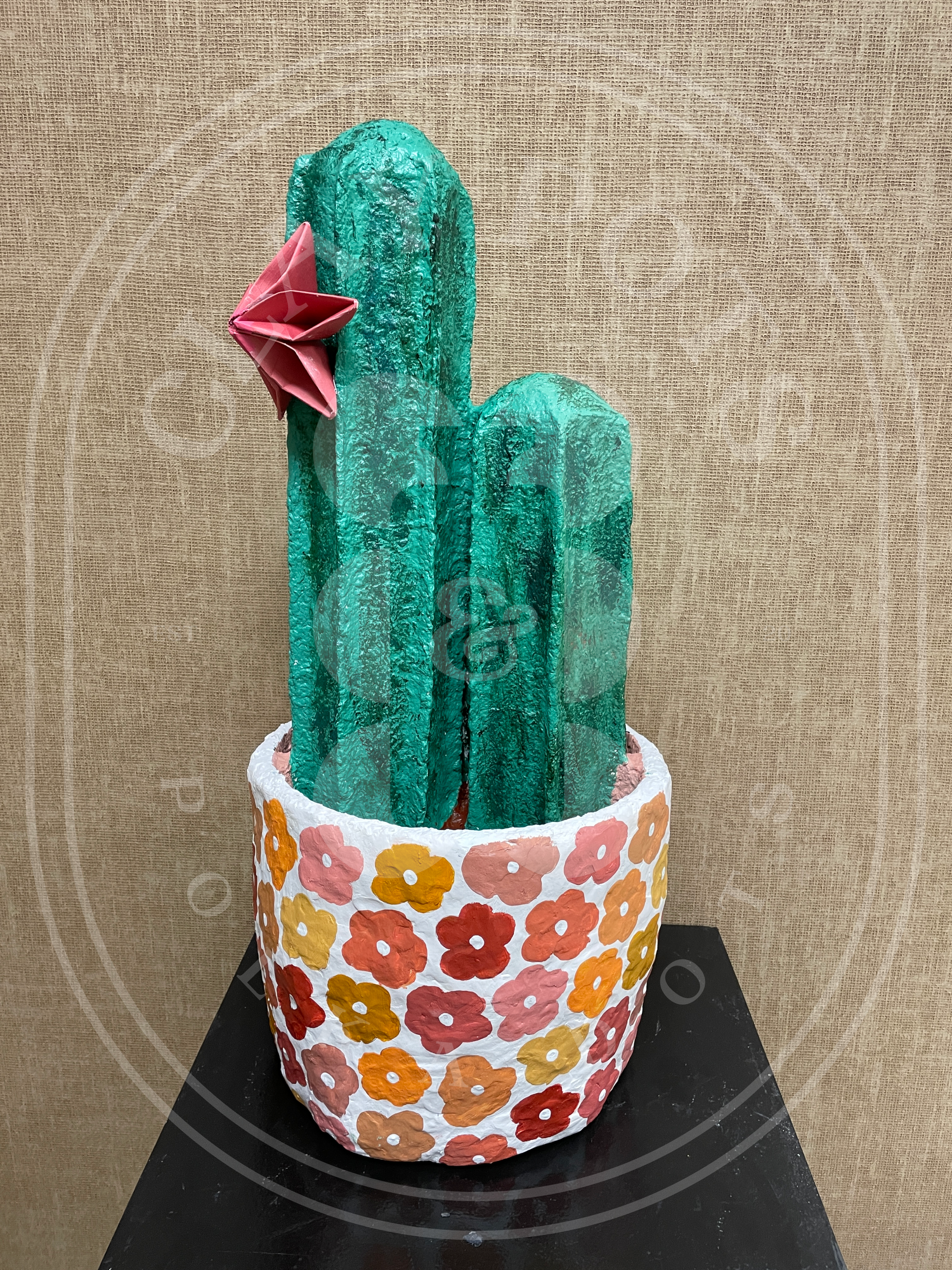 Paper Mache Plants — Clay Pots & Polka Dots